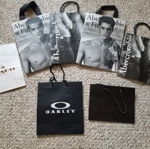 Ambercombie&Fitch shopping bags with others